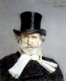 Portrait of Guiseppe Verdi 1813-1901 - Giovanni Boldini