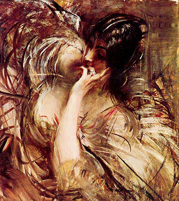 The Bouse of Voile - Giovanni Boldini reproduction oil painting