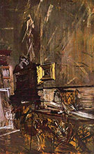 The Golden Frame - Giovanni Boldini reproduction oil painting