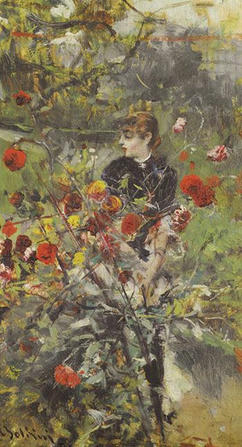 The Summer Roses - Giovanni Boldini reproduction oil painting