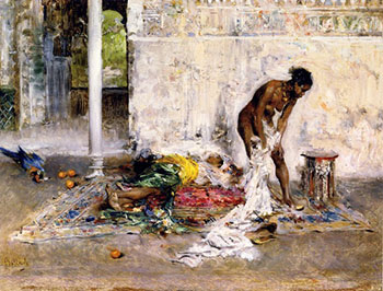 After The Bath - Giovanni Boldini reproduction oil painting