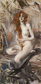 Nude - Giovanni Boldini reproduction oil painting