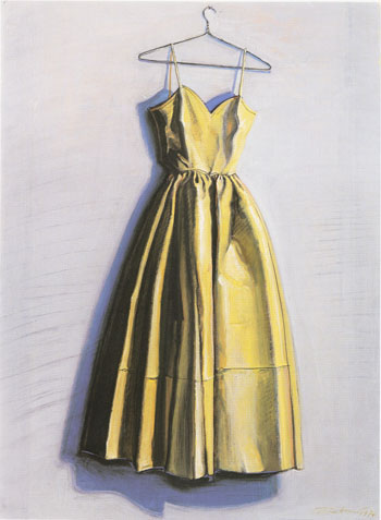 Yellow Dress - Wayne Thiebaud reproduction oil painting