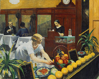 Table for Ladies 1930 - Edward Hopper reproduction oil painting