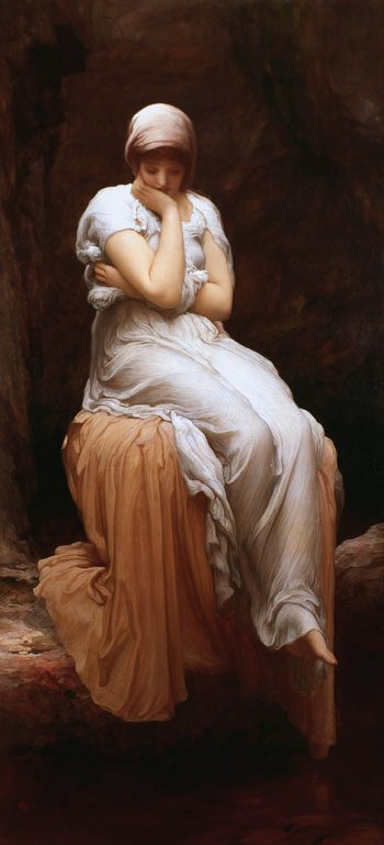 Solitude c1880 - Frederick Lord Leighton reproduction oil painting