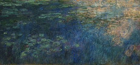 Reflections of Clouds on the Water 1920 - Claude Monet reproduction oil painting