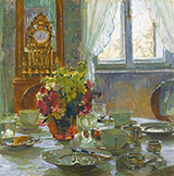 The Breakfast Table - Carl Moll reproduction oil painting