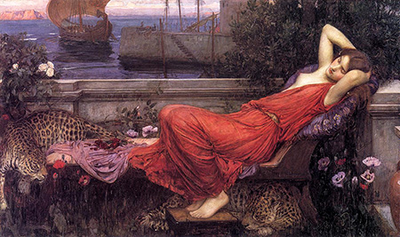 Ariadne 1898 - John William Waterhouse reproduction oil painting