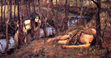 The Naiad 1893 - John William Waterhouse reproduction oil painting