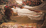 Sleeping Beauty - John William Waterhouse reproduction oil painting