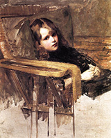 The Easy Chair - John William Waterhouse