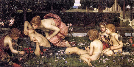 The Awakening of Adonis - John William Waterhouse reproduction oil painting