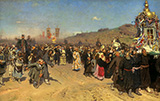 Religious Procession in Kursk Province c1883 - Ilya Repin