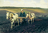 Tolstoy Ploughing - Ilya Repin