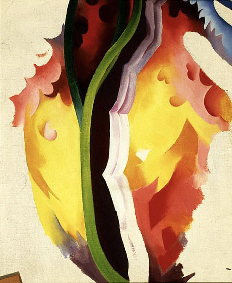 Untitled Abstraction c1923 - Georgia O'Keeffe reproduction oil painting