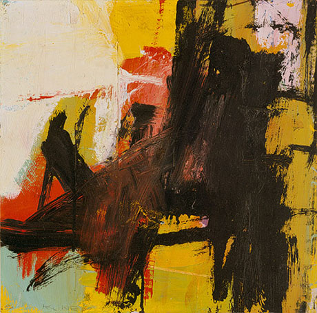 Black Reflections 1959 - Franz Kline reproduction oil painting