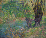 Lure of the Riverbank - Robert Vonnoh reproduction oil painting