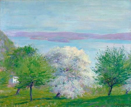 Apple Bloom 1903 - Robert Vonnoh reproduction oil painting