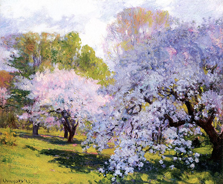 The Orchard 1933 - Robert Vonnoh reproduction oil painting