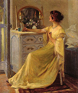 Bessie Potter Vonnoh at her Dressing Table 1912 - Robert Vonnoh