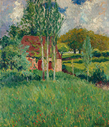 Barn in Summer Landscape 1890 - Robert Vonnoh