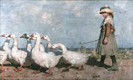 To Pastures New 1883 - James Guthrie reproduction oil painting