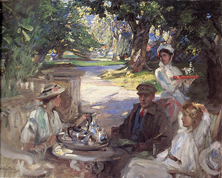 The Garden Party - James Guthrie reproduction oil painting