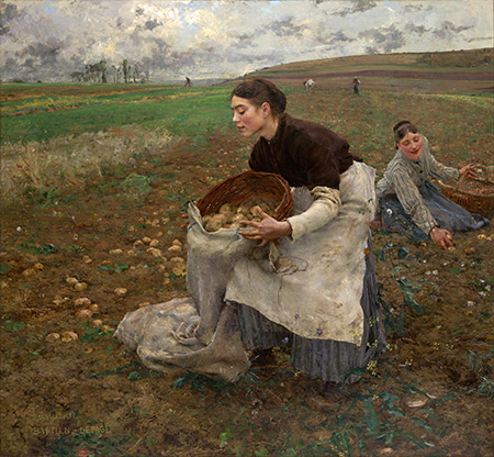 Damvillers 1878 - Jules Bastien-Lepage reproduction oil painting