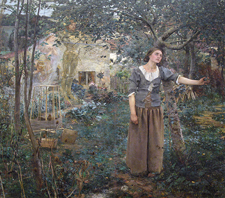 Joan of Arc 1879 - Jules Bastien-Lepage reproduction oil painting
