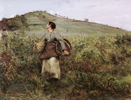 Naturalism and Acclaim - Jules Bastien-Lepage reproduction oil painting