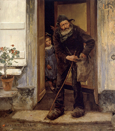 The Beggar 1880 - Jules Bastien-Lepage reproduction oil painting