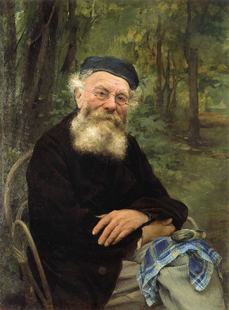 Portrait of my Grandfather 1874 - Jules Bastien-Lepage reproduction oil painting