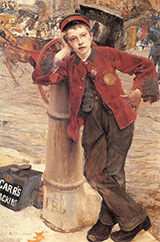 The London Bootblack 1882 - Jules Bastien-Lepage reproduction oil painting