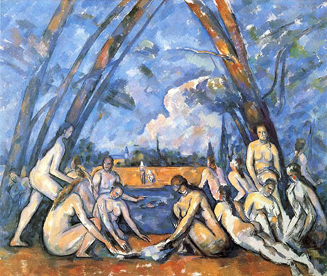 The Bathers 1898-1905 - Paul Cezanne reproduction oil painting