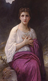 Psyche 1892 - William-Adolphe Bouguereau reproduction oil painting