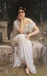 Meditation - Charles Amable Lenoir