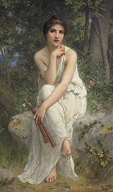 The Flute Player - Charles Amable Lenoir