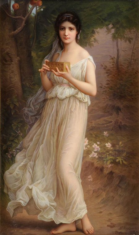 Pandora - Charles Amable Lenoir reproduction oil painting
