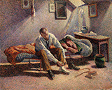 Morning Interior 1890 - Maximilien Luce reproduction oil painting