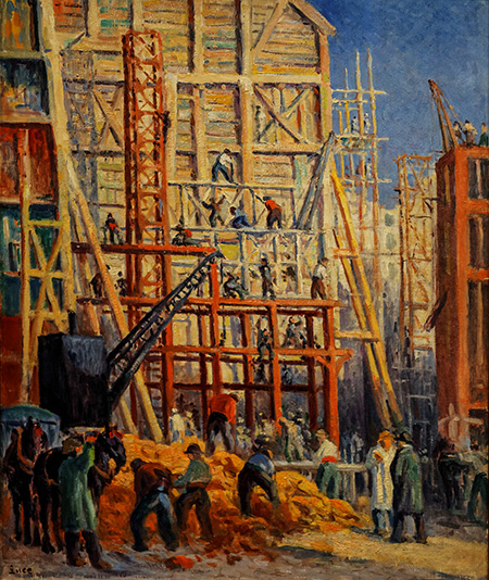 Le Chantier 1911 - Maximilien Luce reproduction oil painting