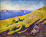 Coast of the Citadel 1892 - Maximilien Luce reproduction oil painting