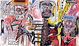 Philistines - Jean-Michel-Basquiat reproduction oil painting