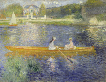 The Skiff aka La Yole 1875 - Pierre Auguste Renoir reproduction oil painting