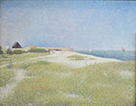 View of Fort Samson 1885 - Georges Seurat reproduction oil painting