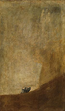 The Dog - Francisco de Goya ya Lucientes reproduction oil painting