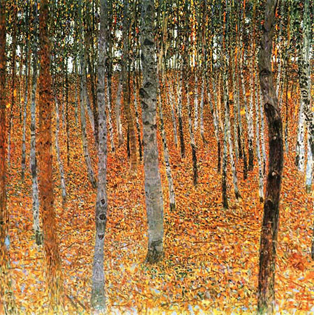 Beech Trees 1902 - Gustav Klimt reproduction oil painting