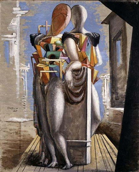 Deux Personages - Giorgio de Chirico reproduction oil painting