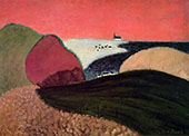 Gaspe Pink Sky 1940 - Milton Avery