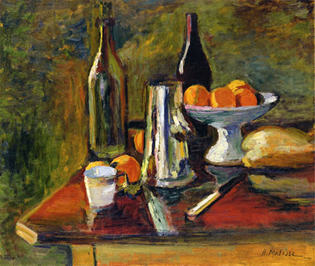 Still Life with Oranges 1898 - Henri Matisse reproduction oil painting