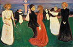 Dance of Life c1899 - Edvard Munch reproduction oil painting